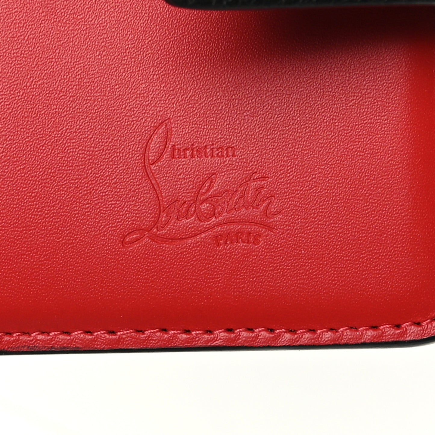 Calfskin Patent Mini Paloma Wallet Black