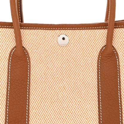 Hermes Toile Negonda Garden Party 30 TPM Gold 8 of 10