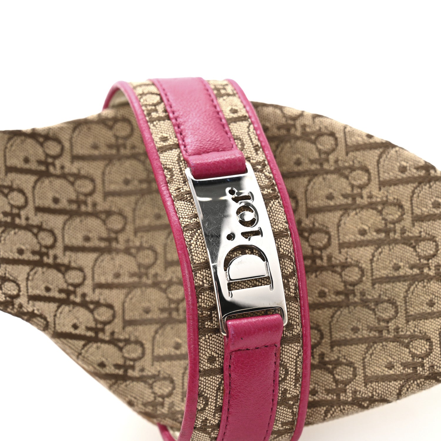 Christian Dior Monogram Logo Sandals 39 Beige Dark Pink 9 of 11