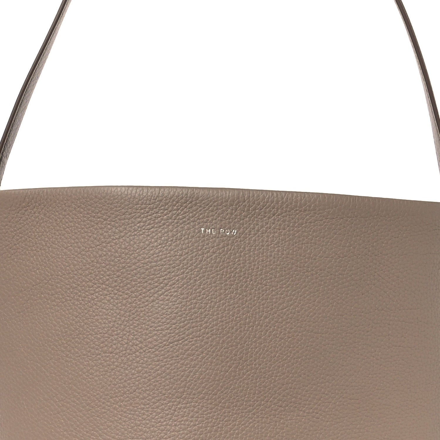 The Row Grained Calfskin Medium N/S Park Tote Dark Taupe 8 of 10