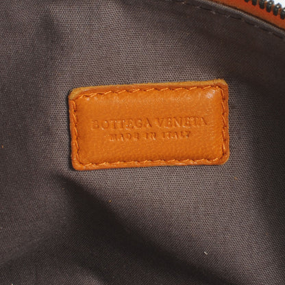 Bottega Veneta Nappa Intrecciato Small Cosmetic Case Orange 8 of 9
