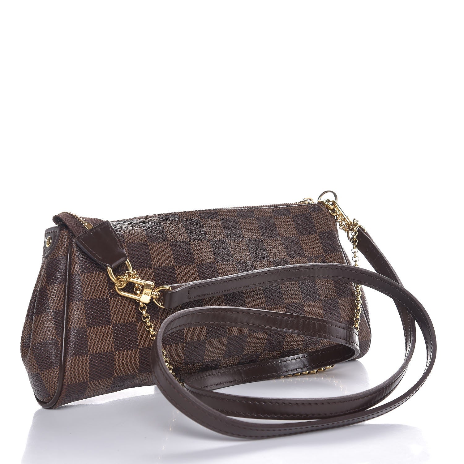 Louis Vuitton Damier Ebene Eva Clutch 3 of 7