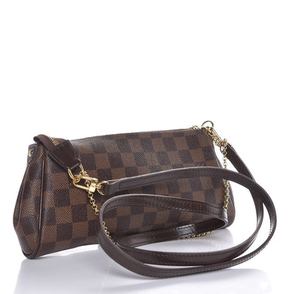 Louis Vuitton Damier Ebene Eva Clutch 3 of 7