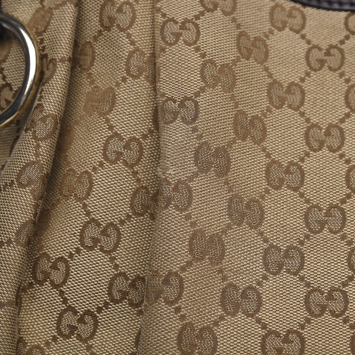 Gucci Monogram Large Sukey Tote Dark Brown 17 of 20