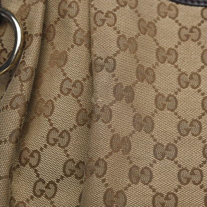 Gucci Monogram Large Sukey Tote Dark Brown 17 of 20