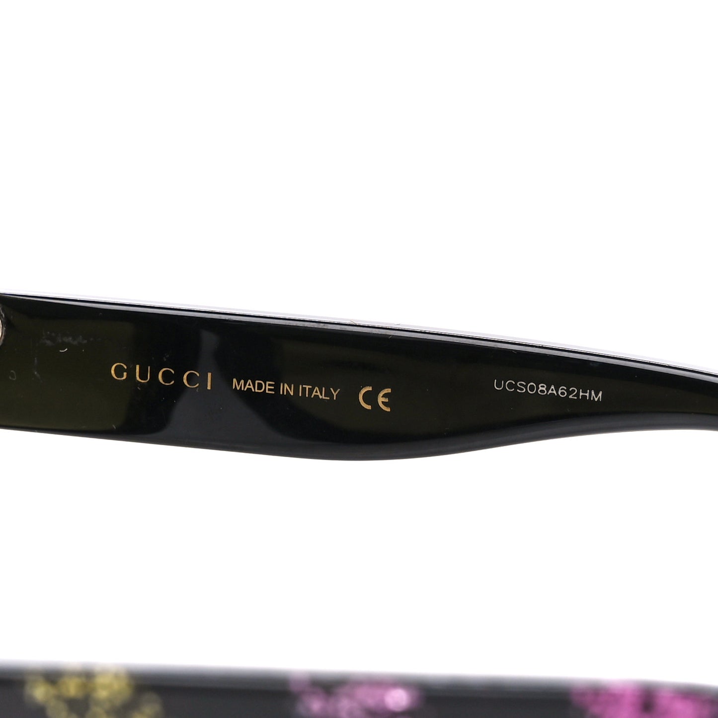 Acetate Round Glitter GG0319S Sunglasses Rainbow