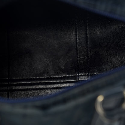 Christian Dior Monogram Boston Navy Blue 9 of 16