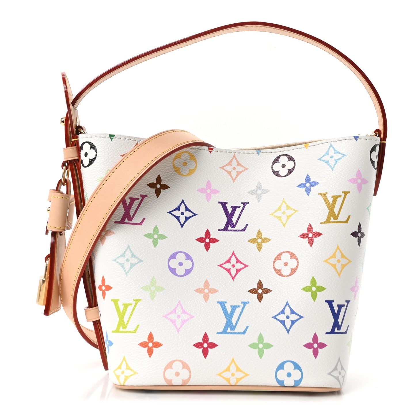 LV X TM Monogram Multicolor All In BB White