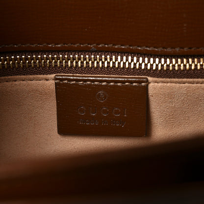 Gucci GG Supreme Monogram Horsebit 1955 Shoulder Bag Beige Brown Sugar 6 of 13