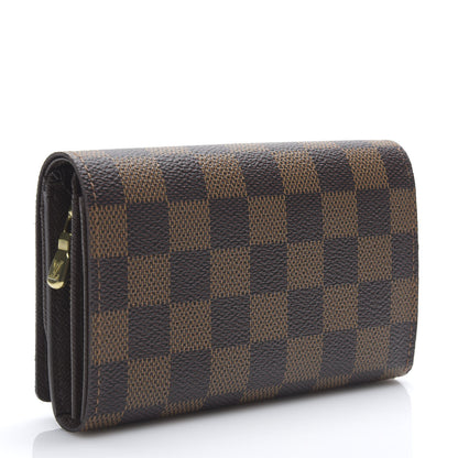 Louis Vuitton Damier Ebene Porte-Monnaie Billets Tresor Wallet 2 of 5