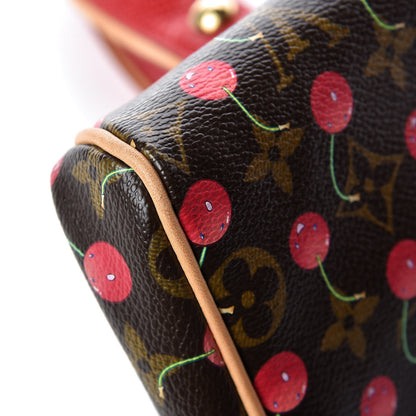 Louis Vuitton Monogram Cerises Lizard Sac Fermoir GM 12 of 14