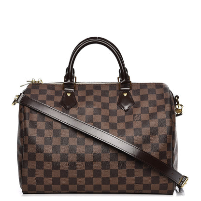 Louis Vuitton Damier Ebene Speedy Bandouliere 30 1 of 7