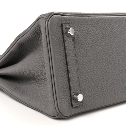 Hermes Togo Birkin 25 Etain 9 of 11