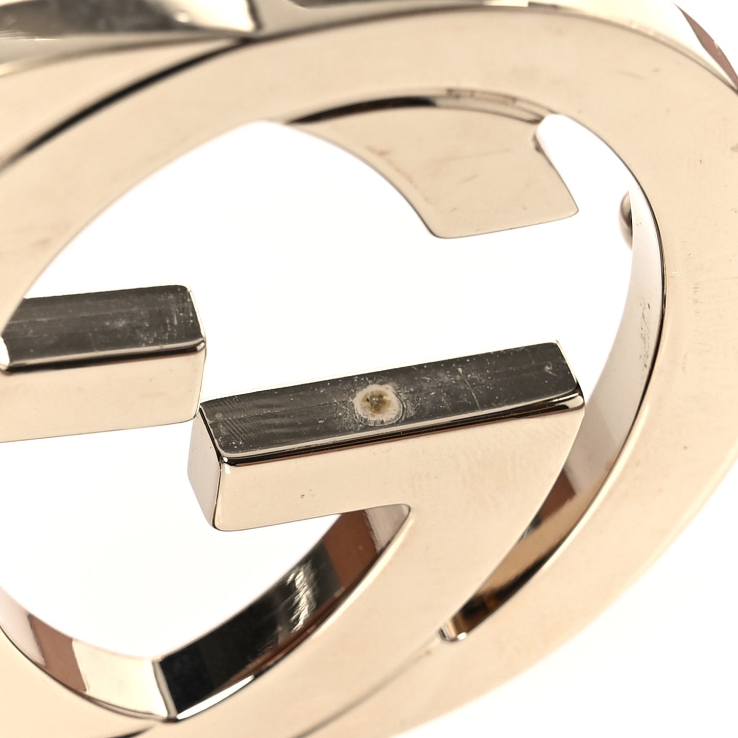 Metallic Guccissima Signature Interlocking G 40mm Belt 90 36 Cognac Brown