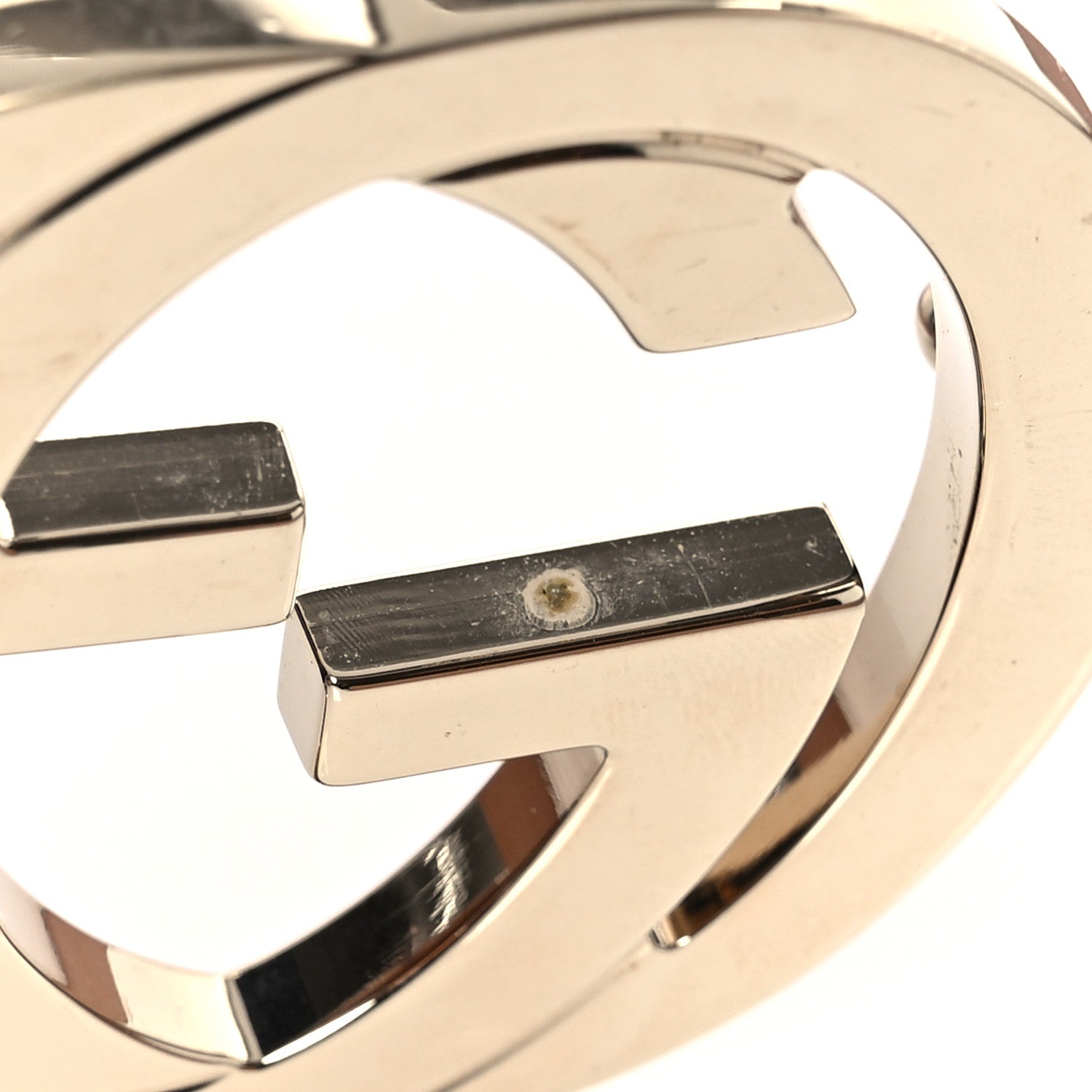 Gucci Metallic Guccissima Signature Interlocking G 40mm Belt 90 36 Cognac Brown 8 of 8