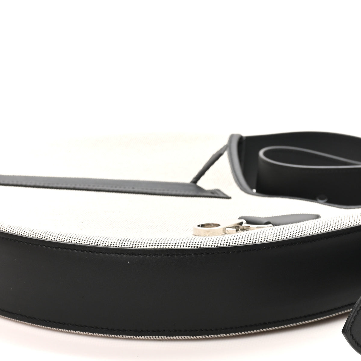 Hermes Canvas Swift Arcon Ecru Black 8 of 9