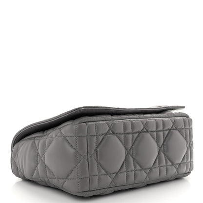 Christian Dior Calfskin Macrocannage Medium Caro Bag Iron Grey 4 of 10