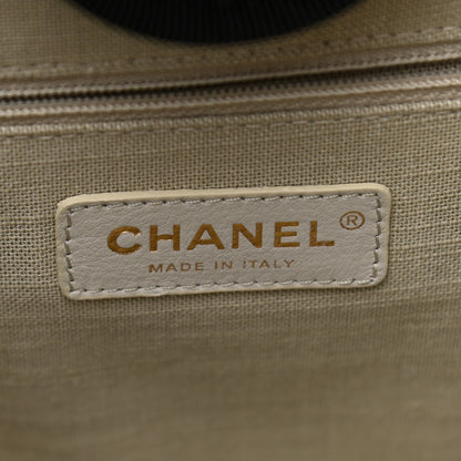 Chanel Mixed Fibers Small Deauville Tote Black 7 of 11