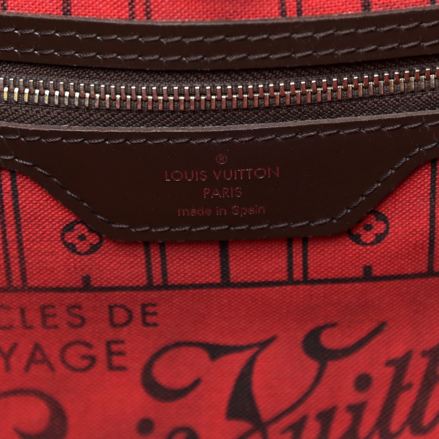 Louis Vuitton Damier Ebene Neverfull MM 6 of 7