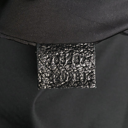 Gucci Crystal GG Monogram Web Tote Black 7 of 10