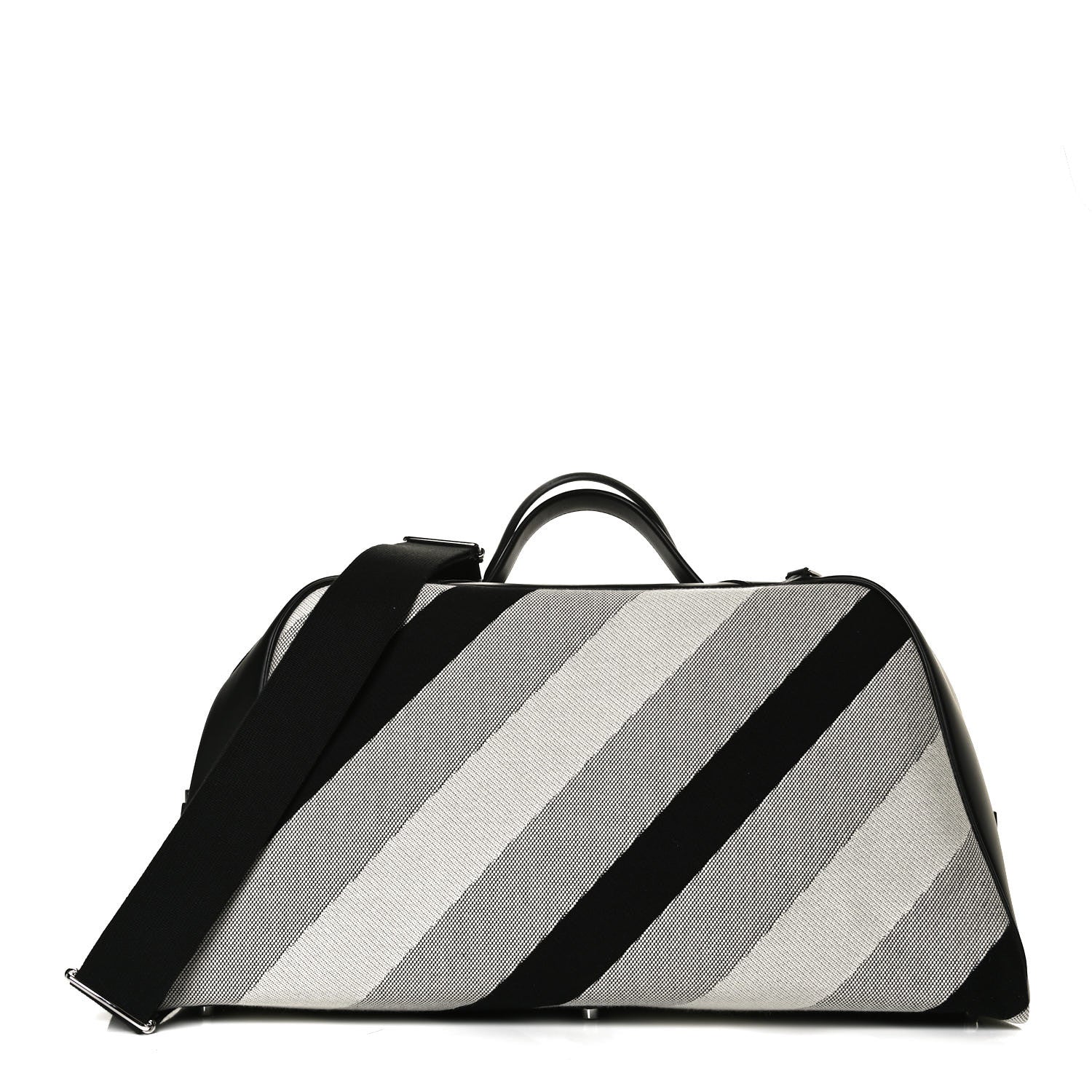 Hermes Toile H Sombrero II Bayadere Cavour Bag Ecru Black 1 of 13