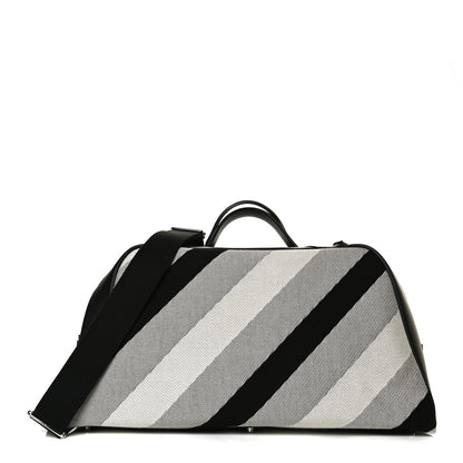 Hermes Toile H Sombrero II Bayadere Cavour Bag Ecru Black 1 of 13