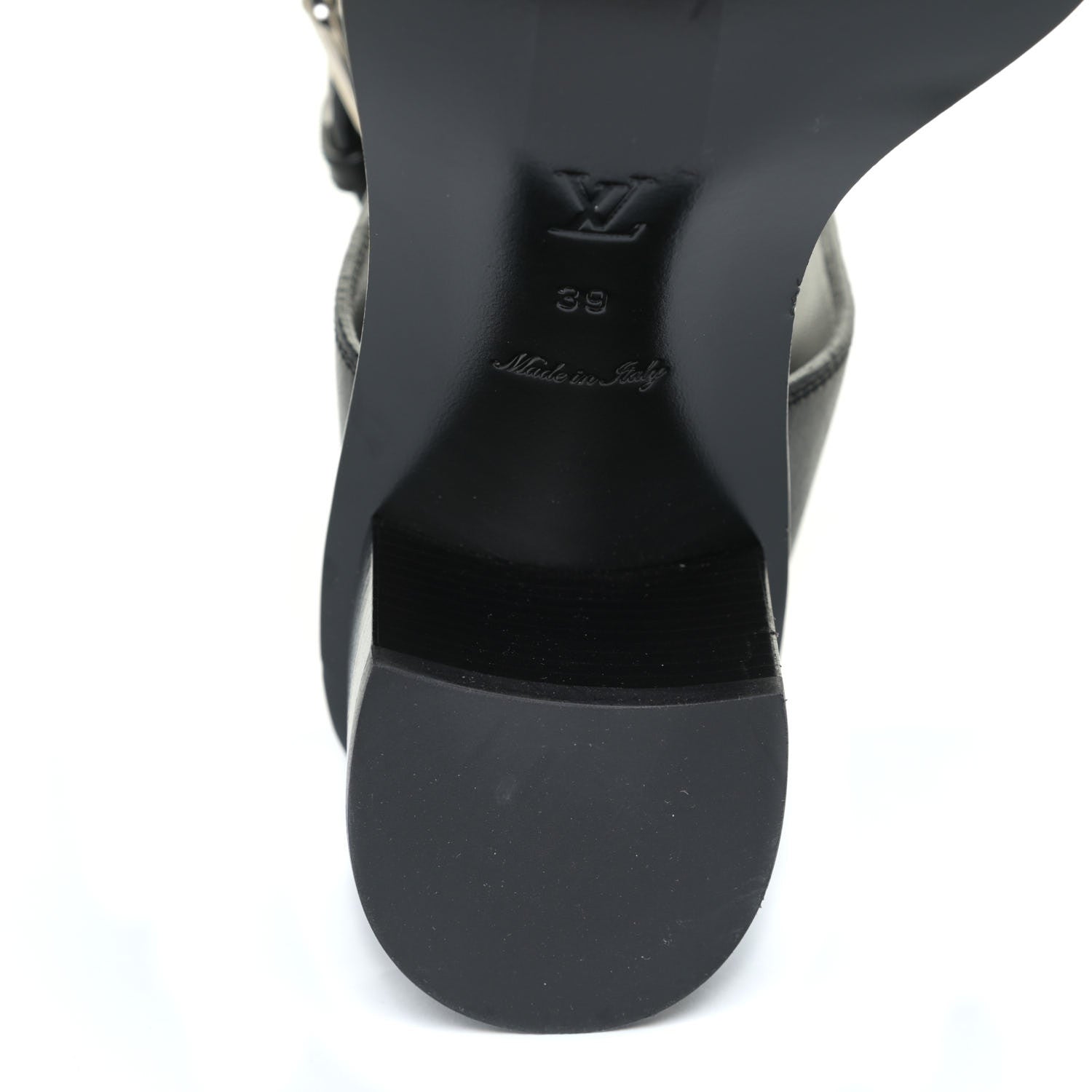 Louis Vuitton Calfskin Monogram Passenger Sandals 39 Black 9 of 14