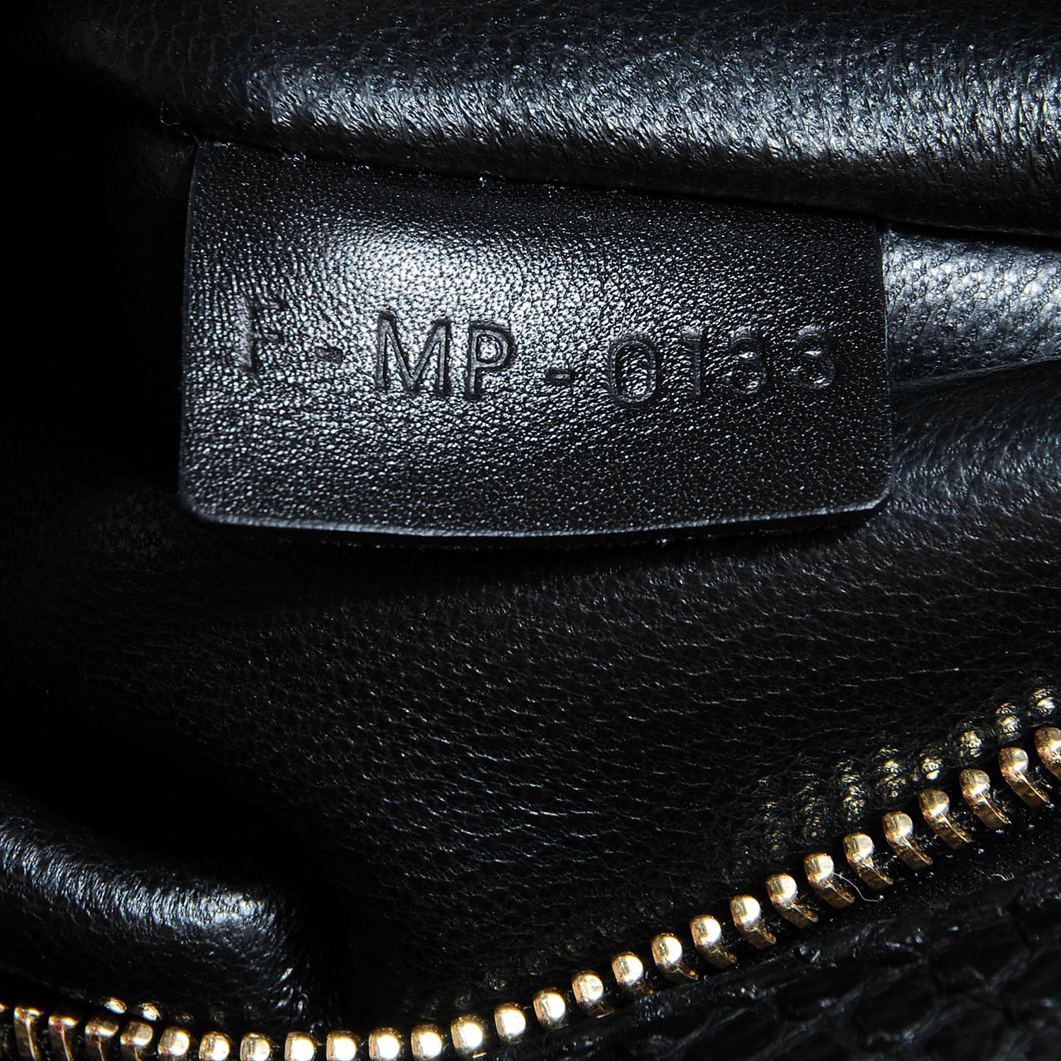 Celine Python and Calfskin Small Trapeze Black Natural 8 of 8