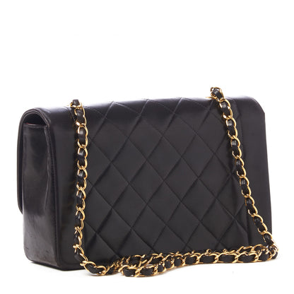 Chanel Lambskin Quilted Medium Single Flap Black 3 of 10