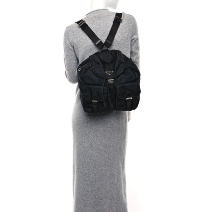 Prada Re-Nylon Saffiano Medium Backpack Black 2 of 11