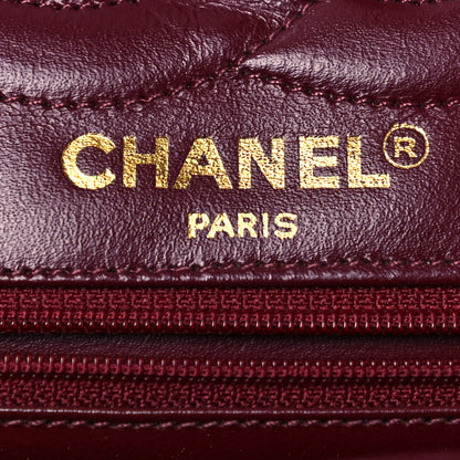 Chanel Lambskin Quilted Medium Double Flap Bag Black 5 of 19