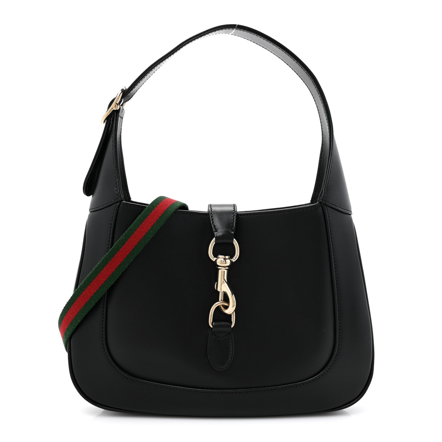Gucci Calfskin Small Jackie Shoulder Bag Black 1 of 10