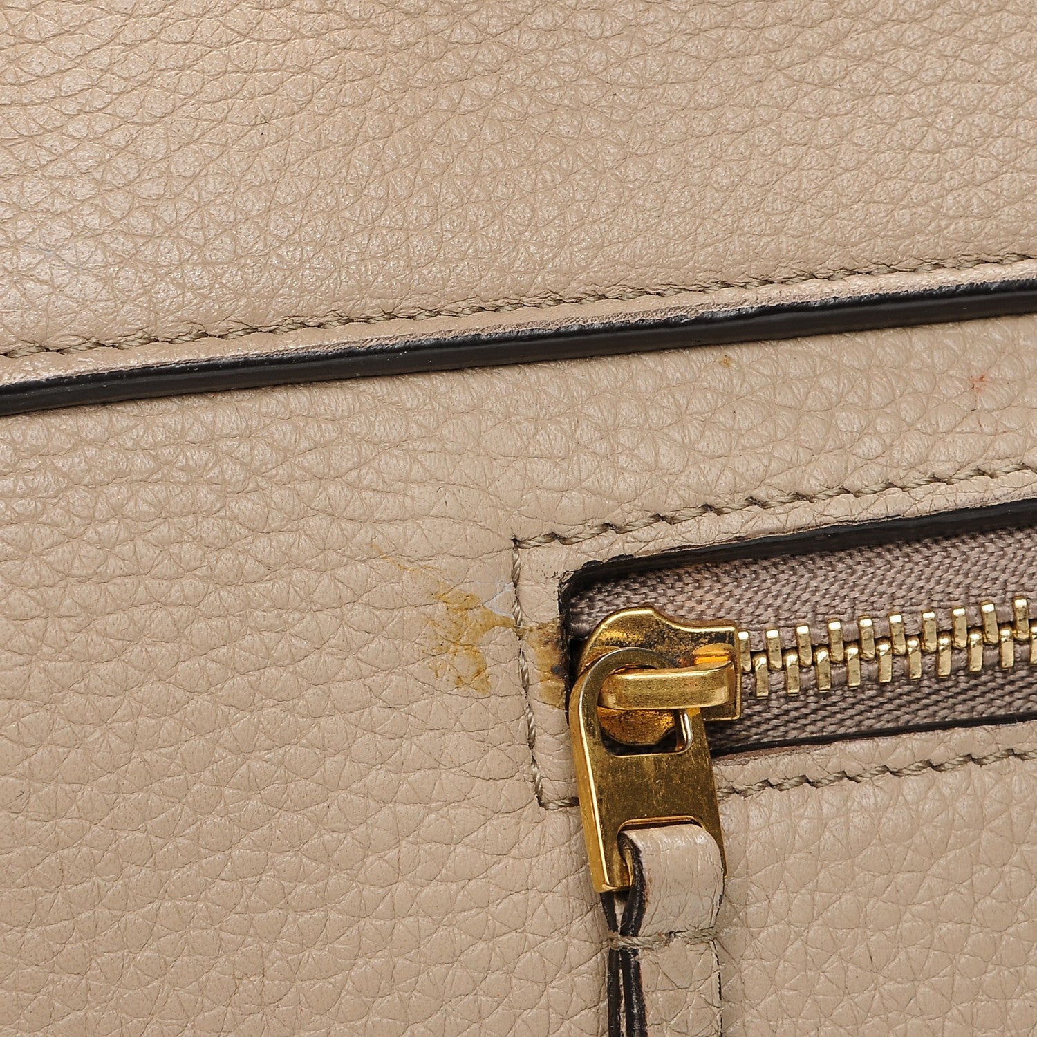 Celine Baby Grained Calfskin Mini Belt Bag Dune 7 of 13