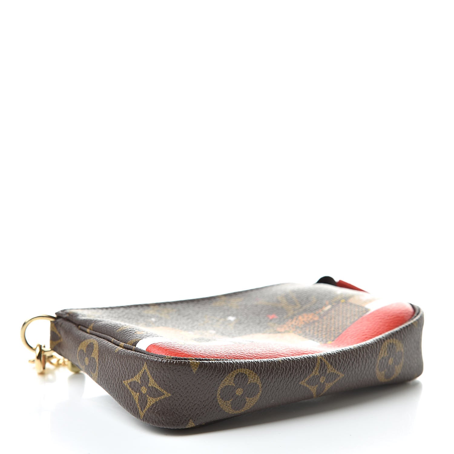 Louis Vuitton Monogram 2018 Christmas Animation Mini Cats Pochette Accessories 4 of 8