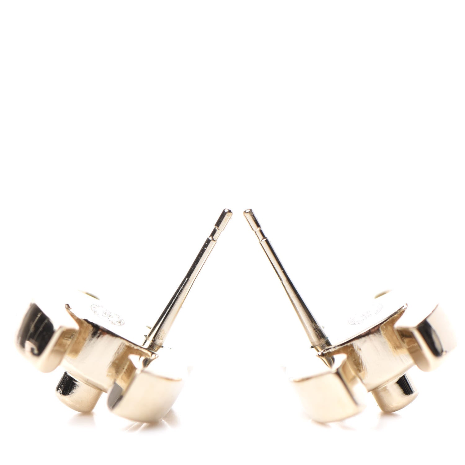 Chanel Metal CC Turnlock Earrings Gold 3 of 4
