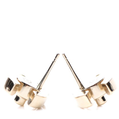 Chanel Metal CC Turnlock Earrings Gold 3 of 4