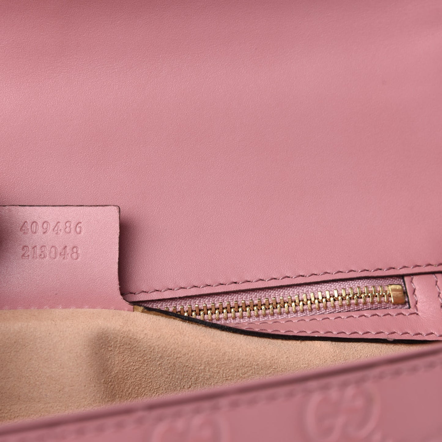 Guccissima Signature Medium Padlock Shoulder Bag Rose Baby Candy