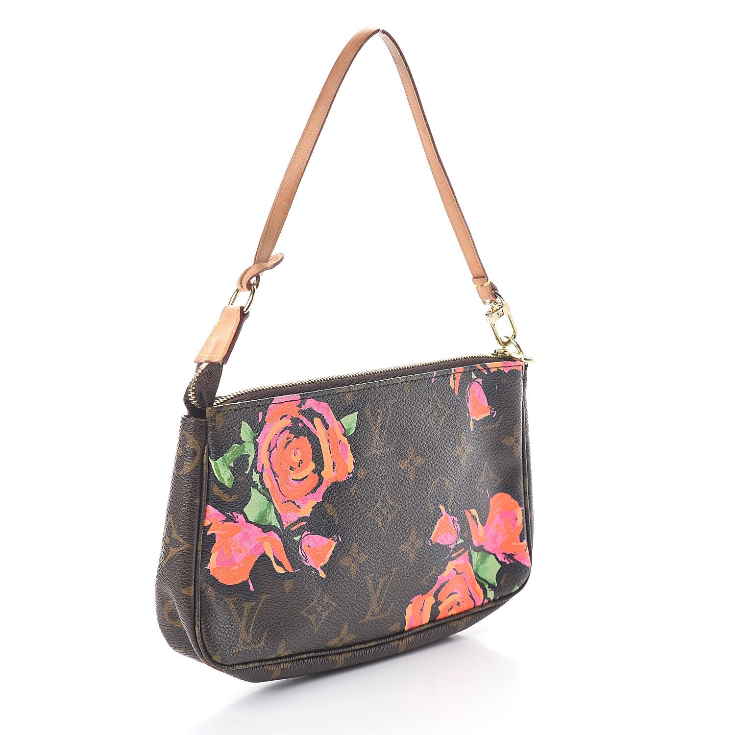 Louis Vuitton Monogram Roses Pochette Accessories 3 of 10