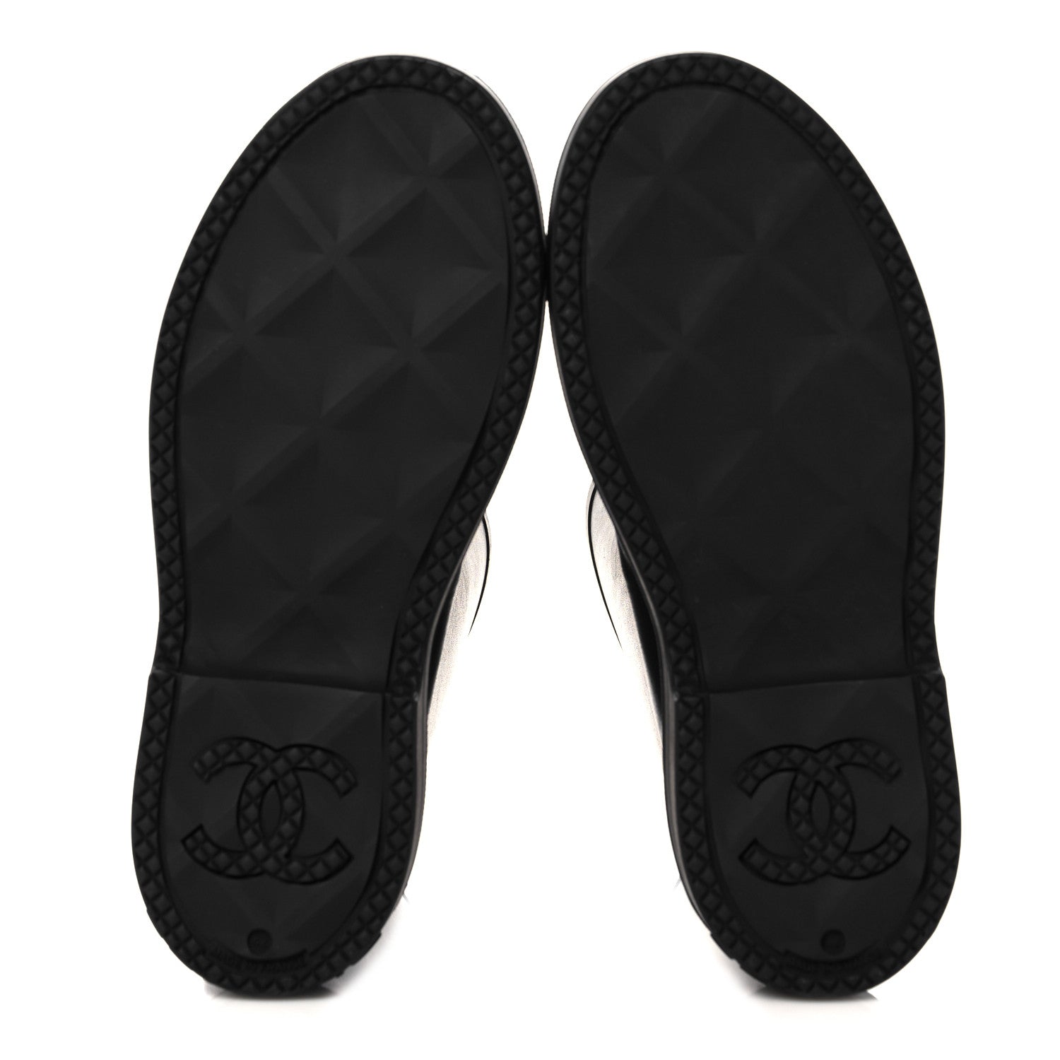 Chanel Caoutchouk CC High Boots 42 Black 5 of 13