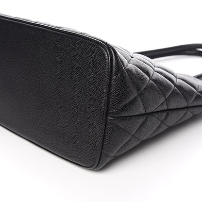 Chanel Caviar Quilted Medallion Tote Black 9 of 10