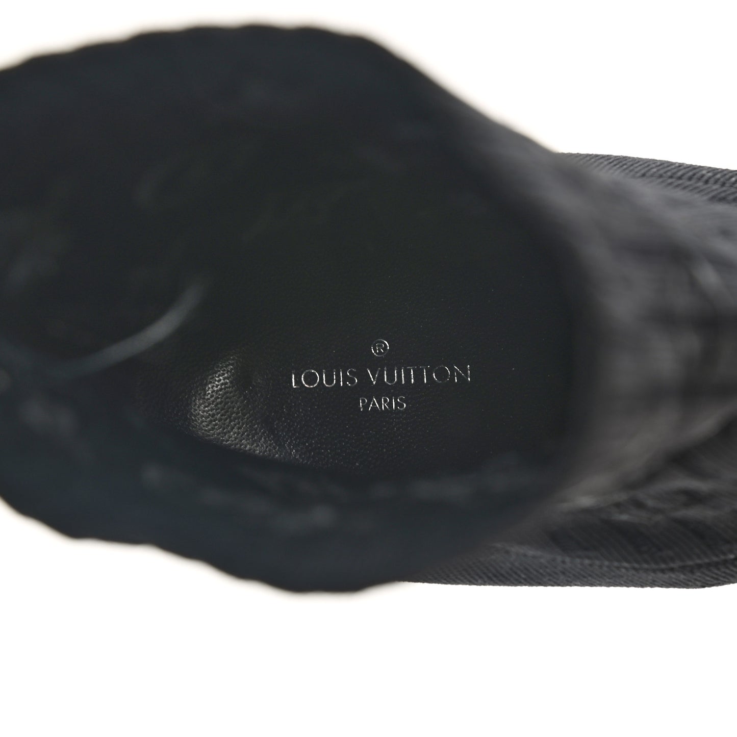 Monogram Stretch Fabric Silhouette Ankle Boots 40 Black