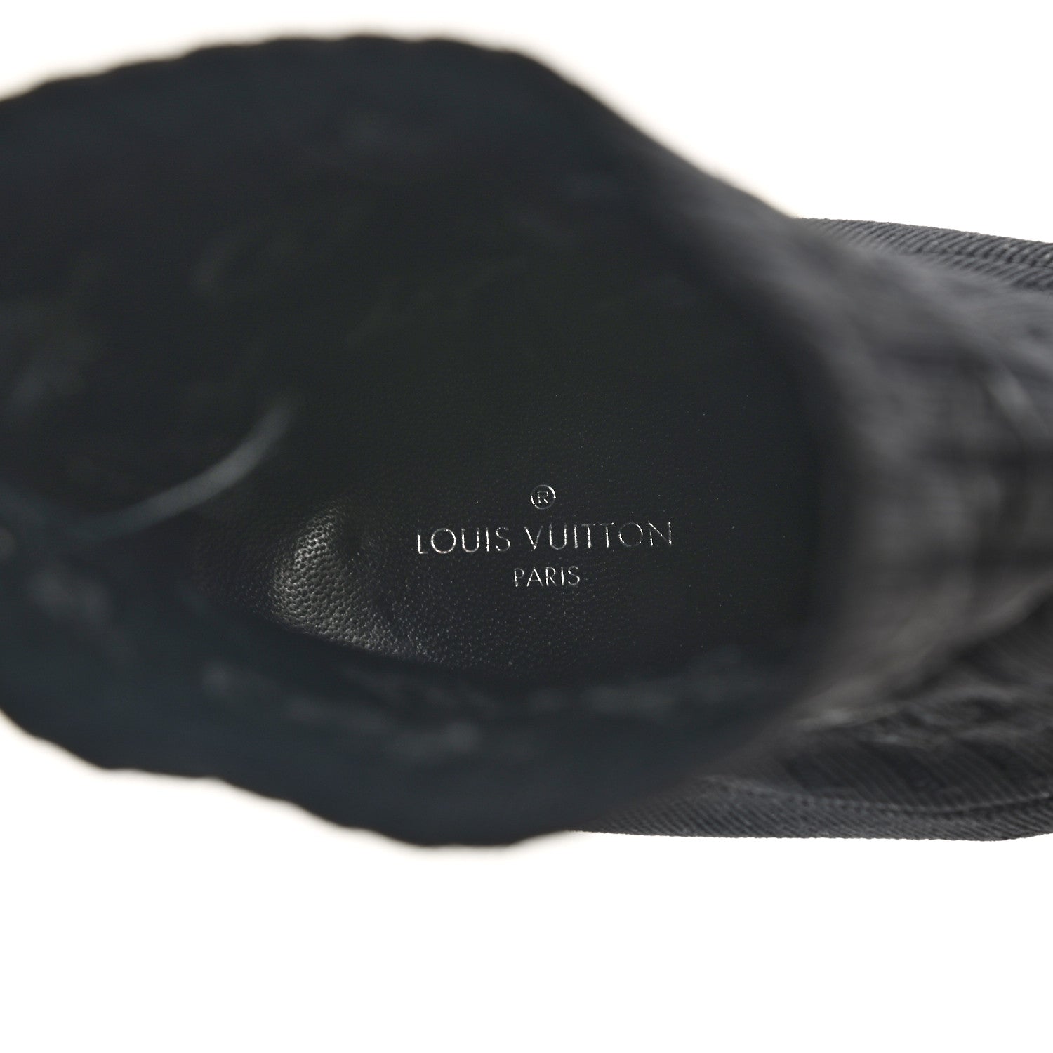 Louis Vuitton Monogram Stretch Fabric Silhouette Ankle Boots 40 Black 9 of 9