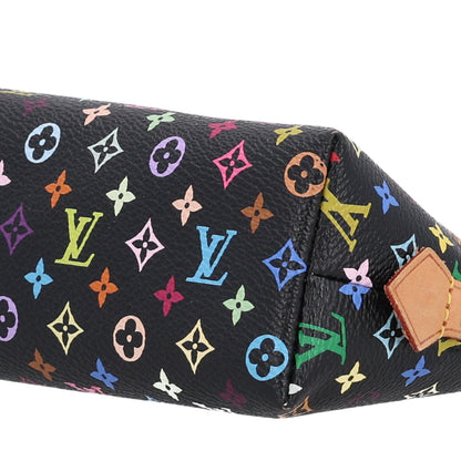 Louis Vuitton Monogram Multicolor Cosmetic Pouch Black Grenade 9 of 9