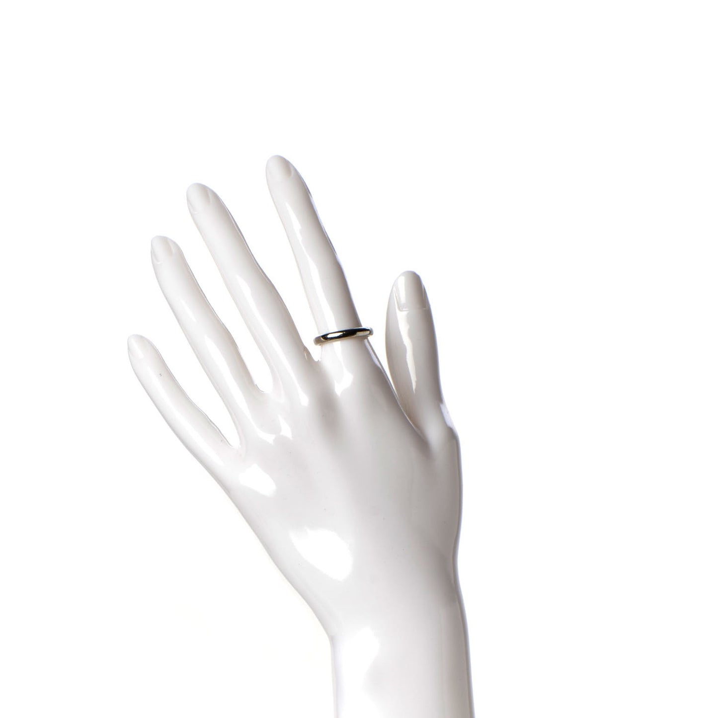 Platinum 3mm Classic Wedding Band Ring 53 6.5