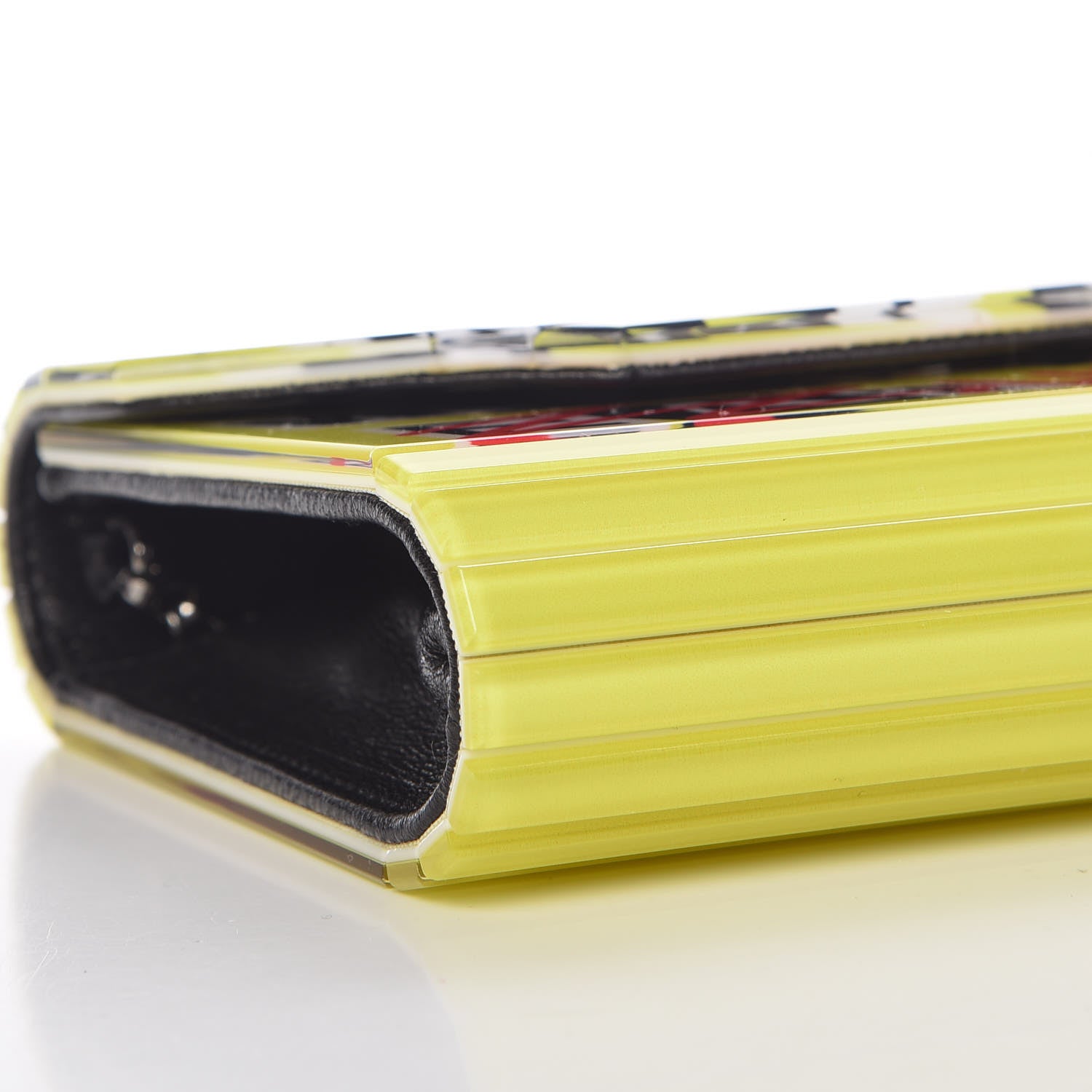 Jimmy Choo Acrylic You Are What You Wear Candy Clutch Yellow Multi 5 of 9
