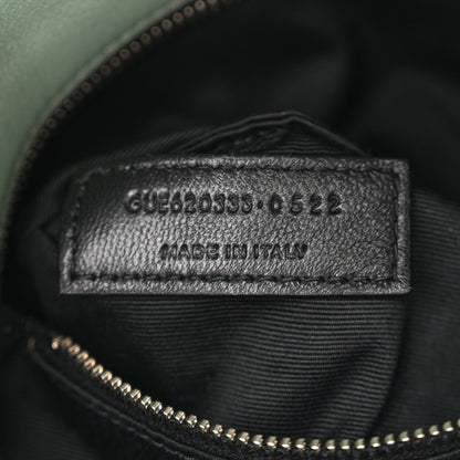 Saint Laurent Lambskin Quilted Toy Loulou Puffer Monogram Chain Satchel Mint 6 of 9