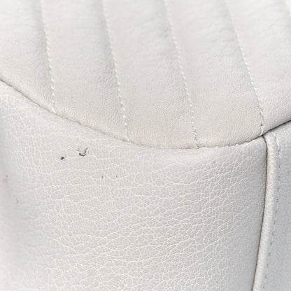 Saint Laurent Sheepskin Matelasse Chevron Monogram Medium College Bag Crema Soft 17 of 23