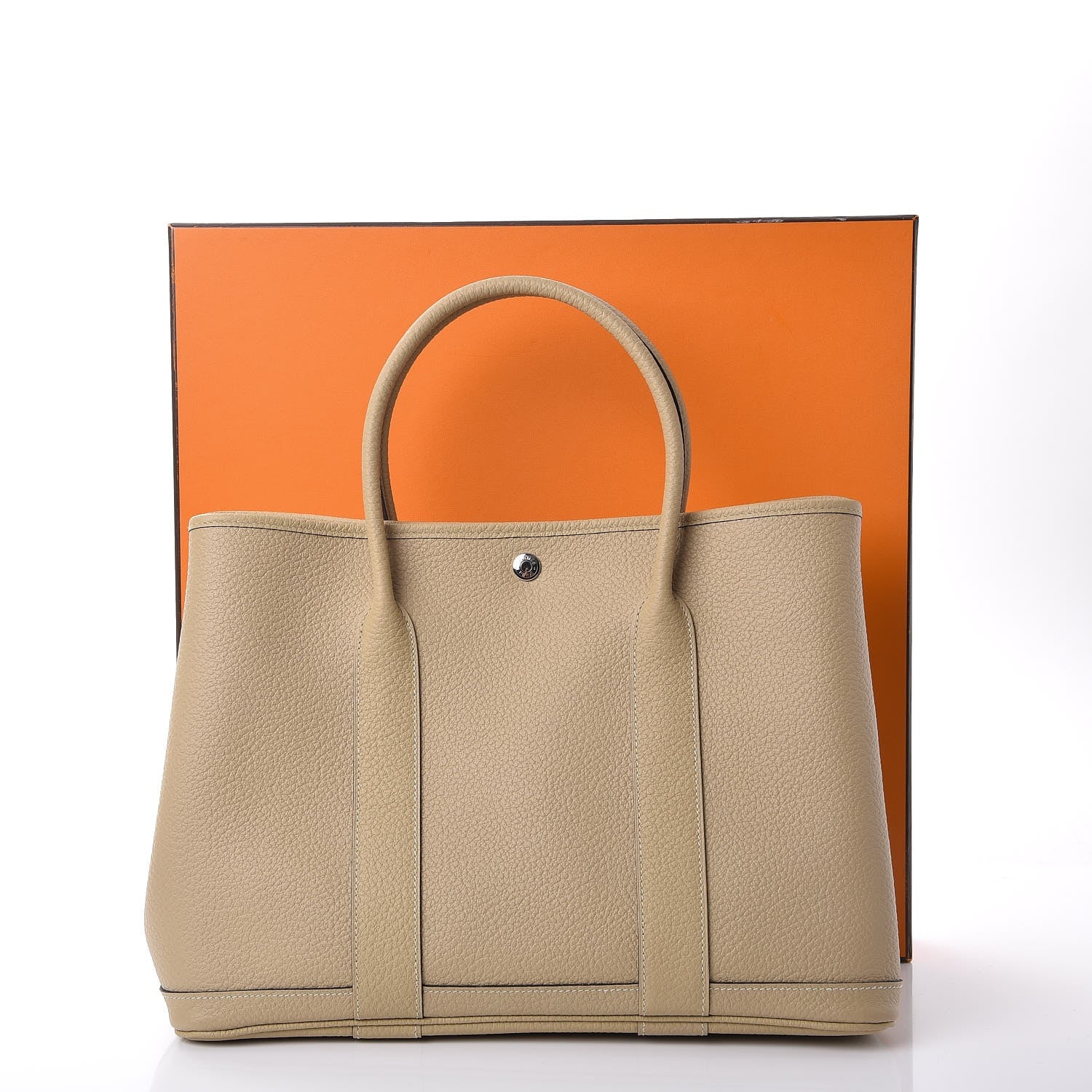 Hermes Vache Country Garden Party 36 MM Trench 8 of 8
