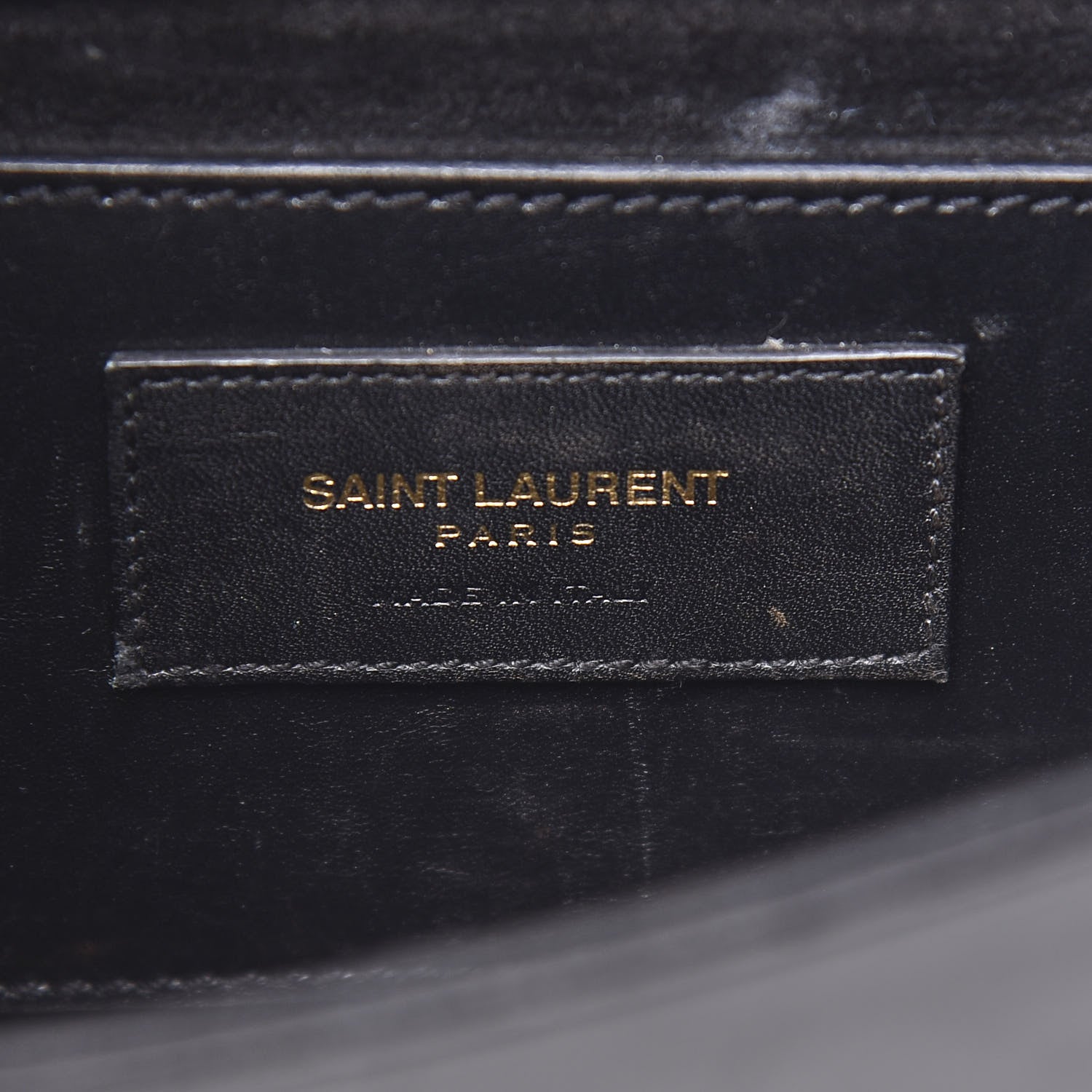 Saint Laurent Calfskin Small Classic Monogram Kate Tassel Satchel Black 6 of 14