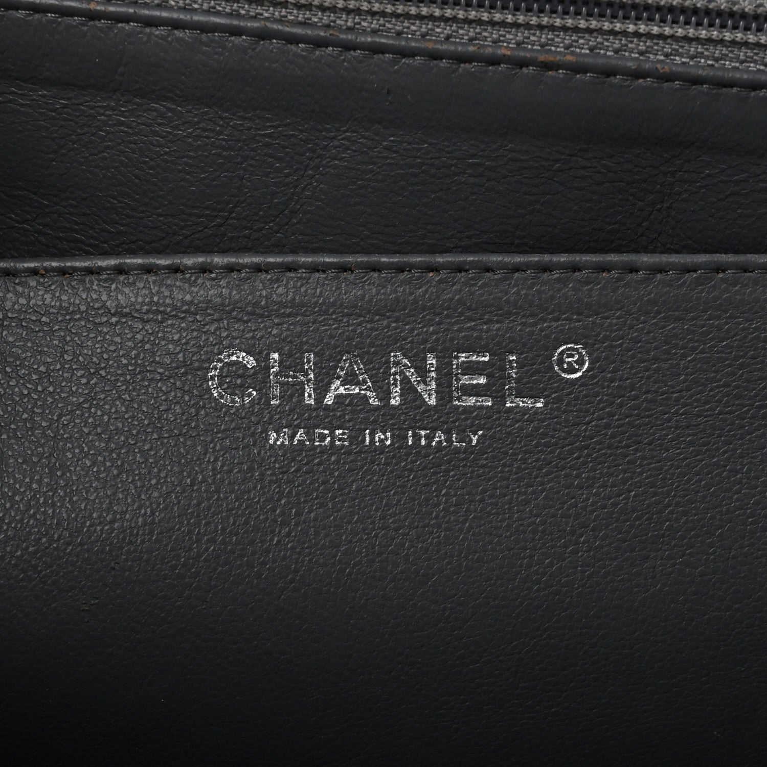 Chanel Patent Quilted Maxi Single Flap Grey 6 of 11